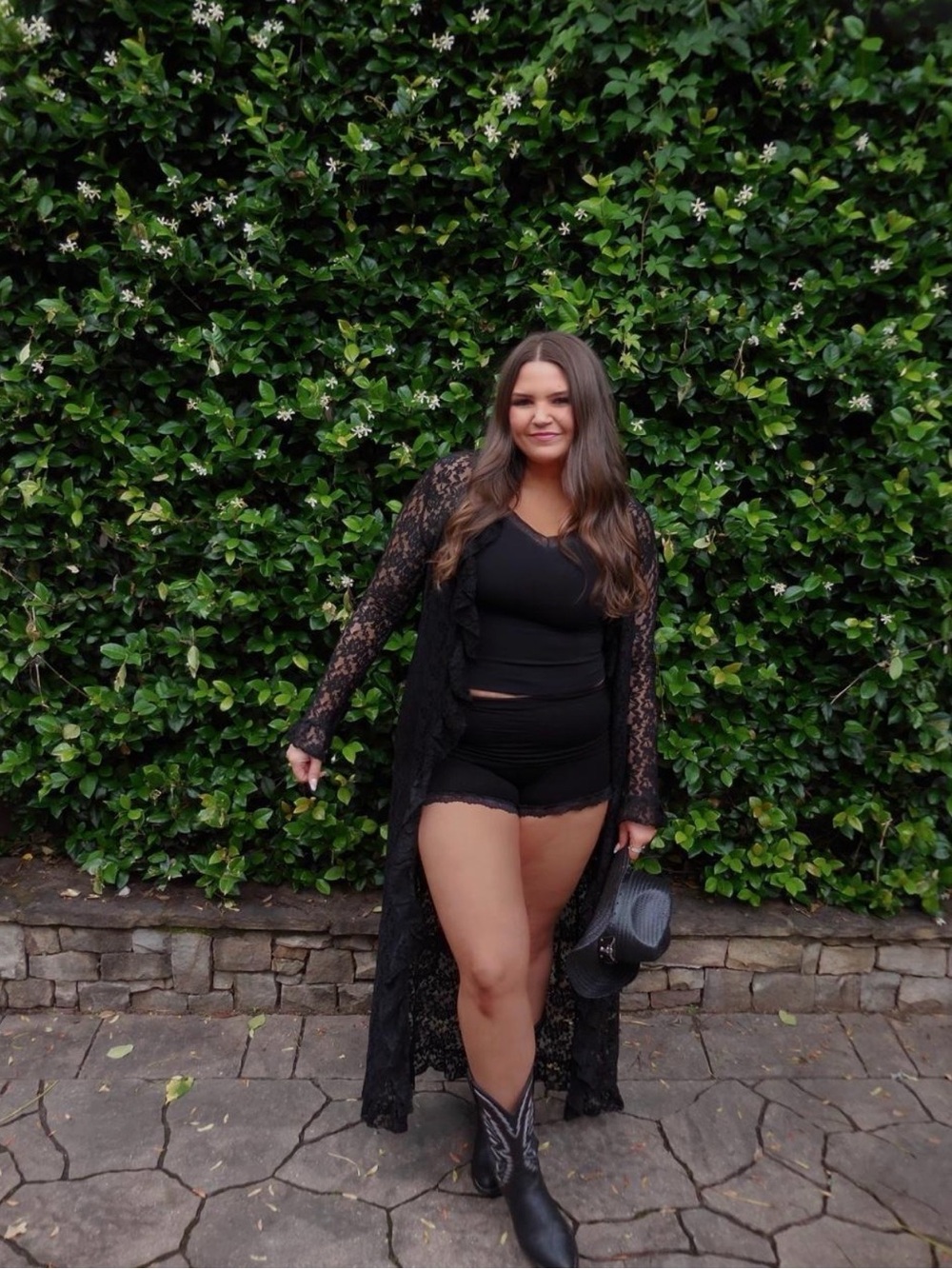 Lioness Black Lace Duster Cardigan